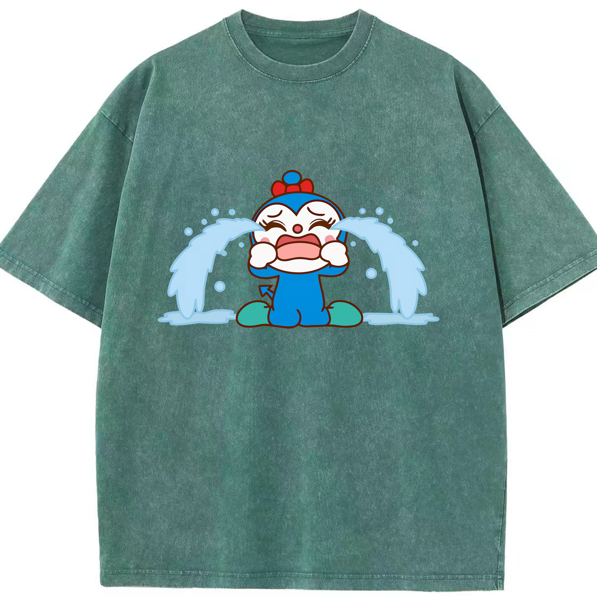 （画像用） アンパンマン Anpanman 綿100% ヴィンテージ風 半袖Tシャツ（フロントプリント）
